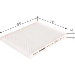 BOSCH 1 987 432 253 Innenraumfilter BOSCH 1 987 432 253 Innenraumfilter