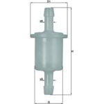 Kraftstofffilter KL 26 OF Kraftstofffilter KL 26 OF