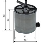 BOSCH F 026 402 059 Kraftstofffilter