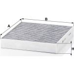 MANN-FILTER CUK 2559 Innenraumfilter, Aktivkohlefilter MANN-FILTER CUK 2559 Innenraumfilter, Aktivkohlefilter
