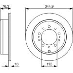 BOSCH 0 986 479 R32 Bremsscheibe BOSCH 0 986 479 R32 Bremsscheibe