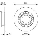 Bremsscheibe 0 986 479 A50