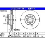 Bremsscheibe 24.0325-0145.1
