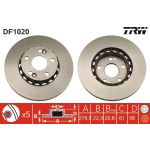 TRW DF1020 Bremsscheibe