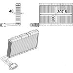 Verdampfer, Klimaanlage AE 109 000P Verdampfer, Klimaanlage AE 109 000P