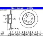 Bremsscheibe 24.0110-0334.1