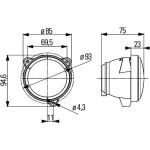 Arbeitsscheinwerfer 1G0 996 176-021 Arbeitsscheinwerfer 1G0 996 176-021