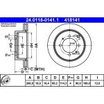 Bremsscheibe 24.0118-0141.1