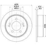 Bremsscheibe 8DD 355 116-341 Bremsscheibe 8DD 355 116-341