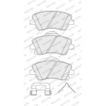 Bremsbelagsatz, Scheibenbremse FDB5205 Bremsbelagsatz, Scheibenbremse FDB5205