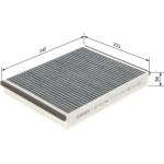 BOSCH 1 987 432 598 Innenraumfilter BOSCH 1 987 432 598 Innenraumfilter