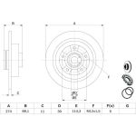 BOSCH 0 986 479 009 Bremsscheibe BOSCH 0 986 479 009 Bremsscheibe