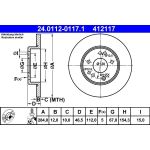 Bremsscheibe 24.0112-0117.1