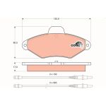 Bremsbelagsatz, Scheibenbremse GDB1101 Bremsbelagsatz, Scheibenbremse GDB1101