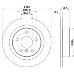 Bremsscheibe 8DD 355 122-661 Bremsscheibe 8DD 355 122-661