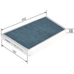 BOSCH 0 986 628 503 Innenraumfilter