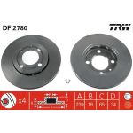 Bremsscheibe DF2780 Bremsscheibe DF2780