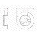 Bremsscheibe DDF3045C