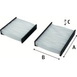Filter, Innenraumluft 715556 Filter, Innenraumluft 715556