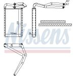 Wärmetauscher, Innenraumheizung 707177 Wärmetauscher, Innenraumheizung 707177