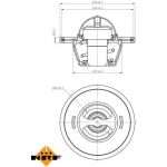 Thermostat, Kühlmittel 725104 Thermostat, Kühlmittel 725104