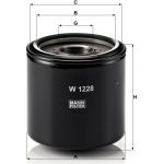 Mann-Filter W 1228 Ölfilter
