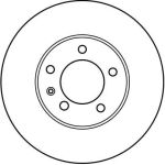 TRW DF2559 Bremsscheibe TRW DF2559 Bremsscheibe