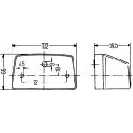 Kennzeichenleuchte 2KA 003 389-001 Kennzeichenleuchte 2KA 003 389-001