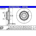 Bremsscheibe 24.0322-0152.1