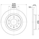 Bremsscheibe 8DD 355 122-201