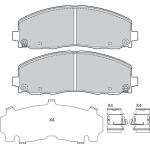 Valeo 601314 Bremsbelagsatz, Scheibenbremse