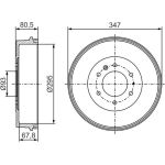 Bremstrommel 0 986 477 280 Bremstrommel 0 986 477 280