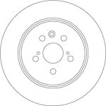 TRW DF4480 Bremsscheibe