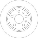 TRW DF4279 Bremsscheibe TRW DF4279 Bremsscheibe