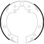Bremsbackensatz, Feststellbremse 8DA 355 050-971