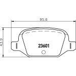 Bremsbelagsatz, Scheibenbremse 8DB 355 009-551 Bremsbelagsatz, Scheibenbremse 8DB 355 009-551