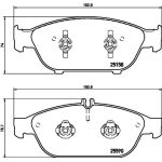 Bremsbelagsatz, Scheibenbremse 8DB 355 020-681 Bremsbelagsatz, Scheibenbremse 8DB 355 020-681