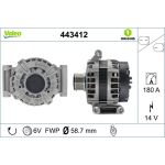 Valeo 443412 Generator ORIGINS - NEW O.E. TECHNOLOGIE Valeo 443412 Generator ORIGINS - NEW O.E. TECHNOLOGIE