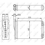 Wärmetauscher, Innenraumheizung 507339 Wärmetauscher, Innenraumheizung 507339