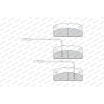 Bremsbelagsatz, Scheibenbremse FDB4290 Bremsbelagsatz, Scheibenbremse FDB4290