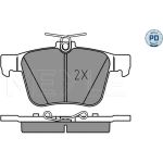 Meyle 025 250 0916/PD Bremsbelagsatz, Scheibenbremse MEYLE-PD: Advanced performance and design
