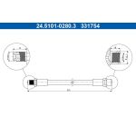 Bremsschlauch 24.5101-0280.3 Bremsschlauch 24.5101-0280.3