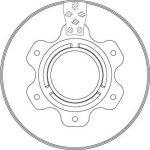 Bremsscheibe DF6743S Bremsscheibe DF6743S