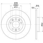 Bremsscheibe 8DD 355 120-421