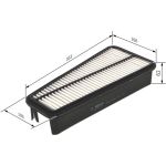BOSCH F 026 400 302 Luftfilter BOSCH F 026 400 302 Luftfilter