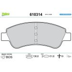Valeo 610314 Bremsbelagsatz, Scheibenbremse E-PERFORMANCE Valeo 610314 Bremsbelagsatz, Scheibenbremse E-PERFORMANCE