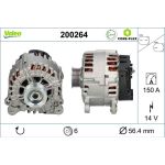 Valeo 200264 Generator CORE-FLEX