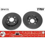 TRW DF4173 Bremsscheibe TRW DF4173 Bremsscheibe