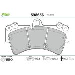 Valeo 598656 Bremsbelagsatz, Scheibenbremse Valeo 598656 Bremsbelagsatz, Scheibenbremse