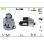 Valeo 201140 Starter CORE-FLEX